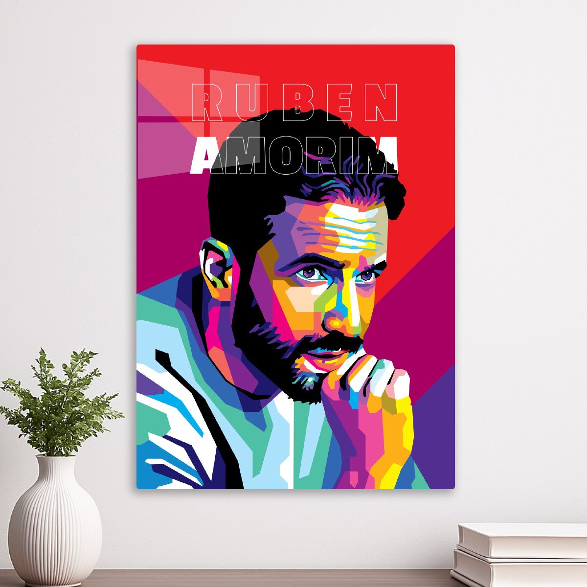 Ruben Amorim in WPAP Style