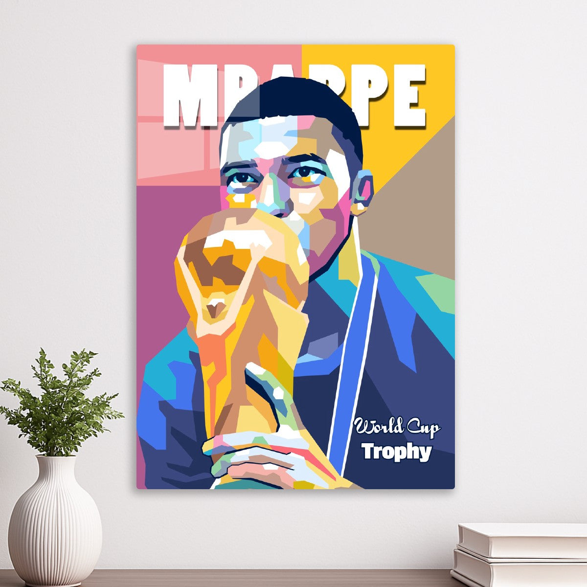 Kylian Mbappe in WPAP Style