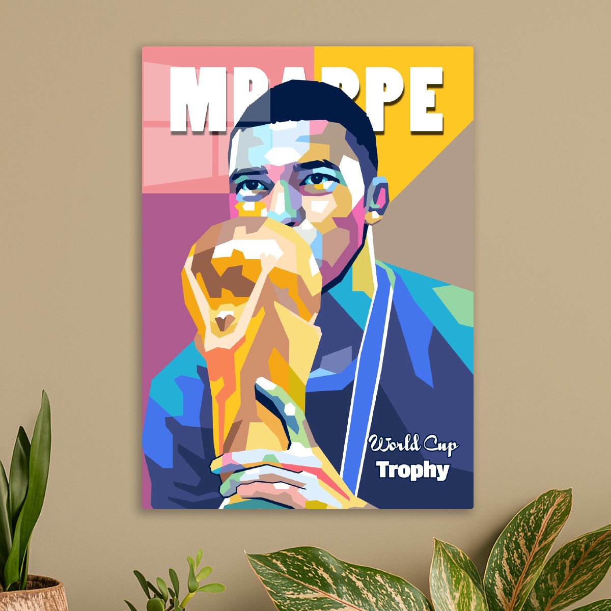 Kylian Mbappe in WPAP Style