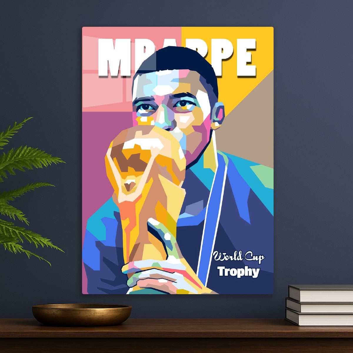 Kylian Mbappe in WPAP Style