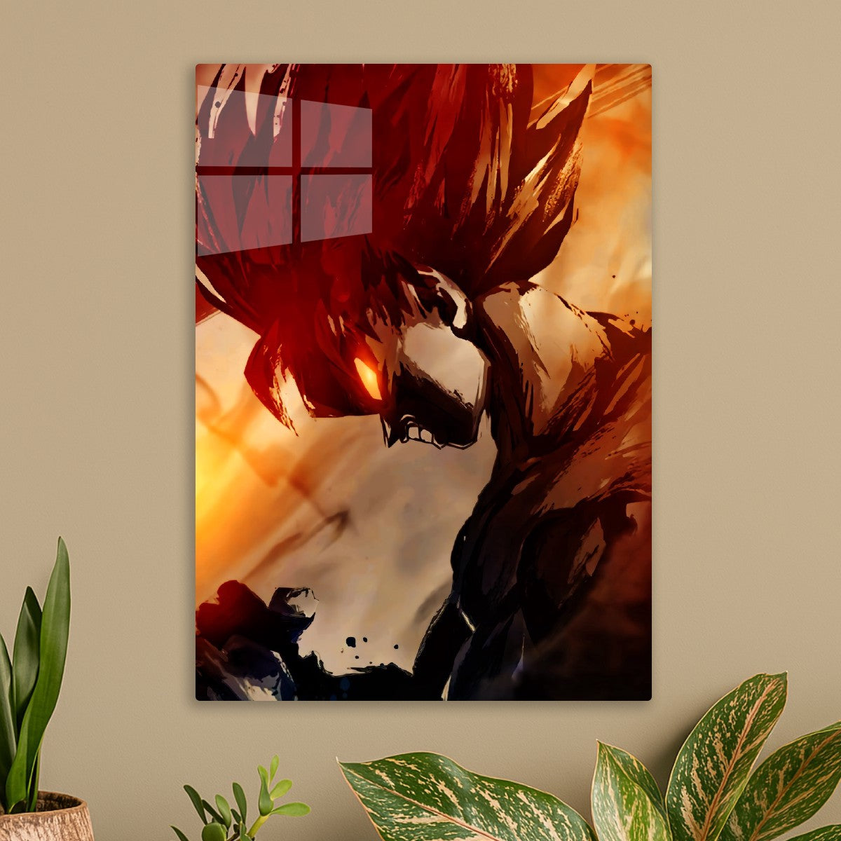 Son goku painting, Dragon ball