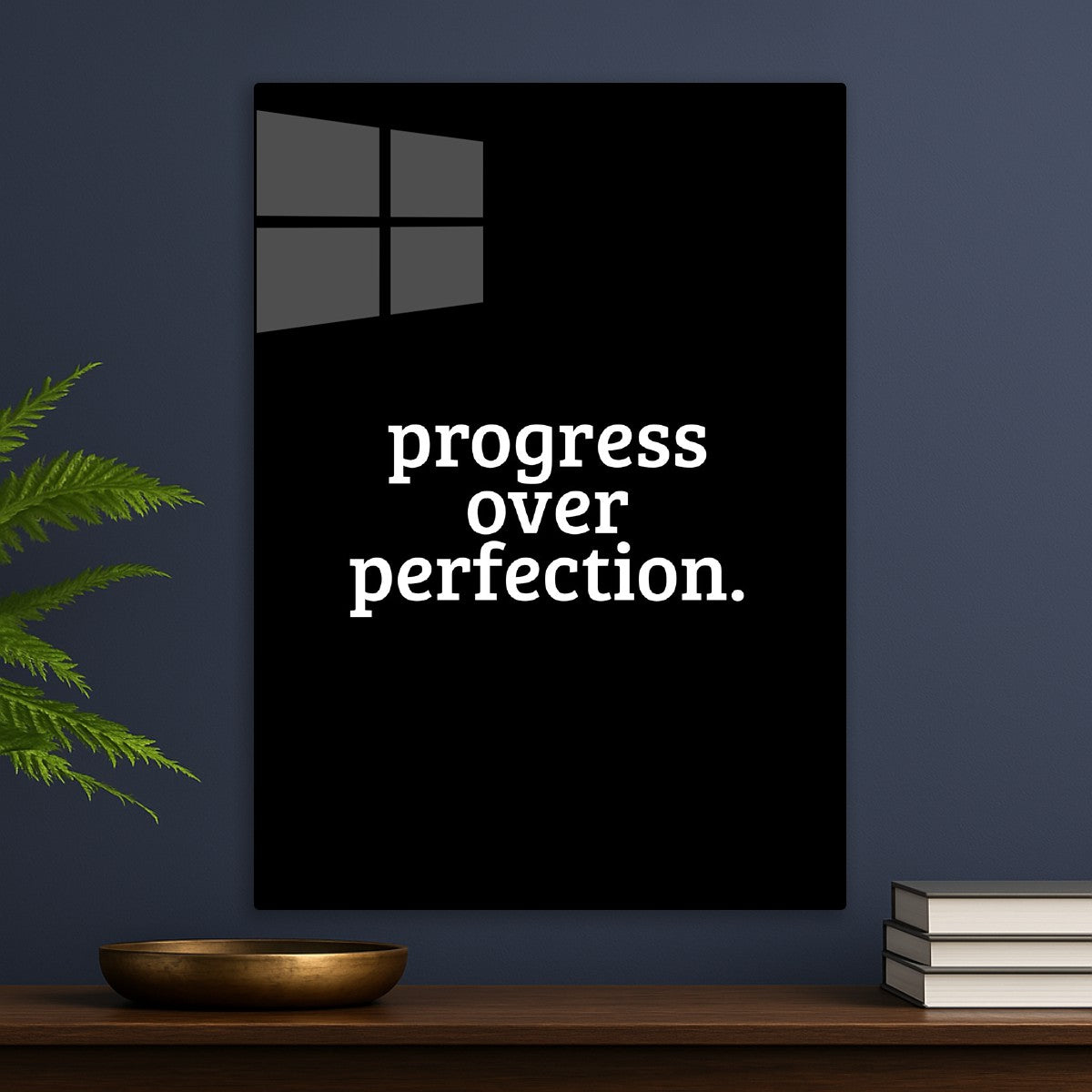 Progress over perfection