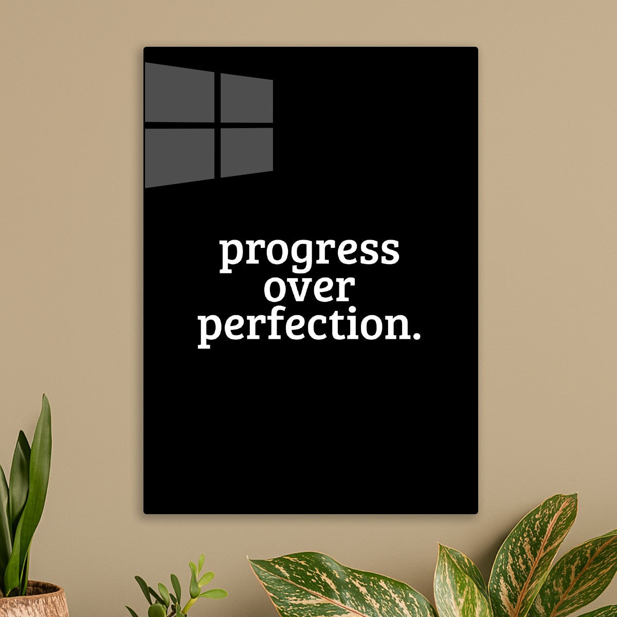 Progress over perfection