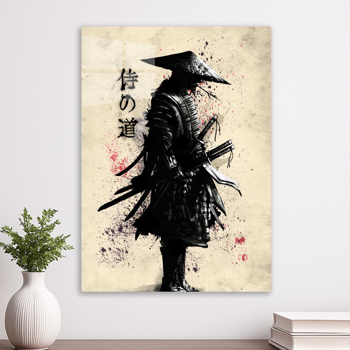 Sumi e Samurai Warrior