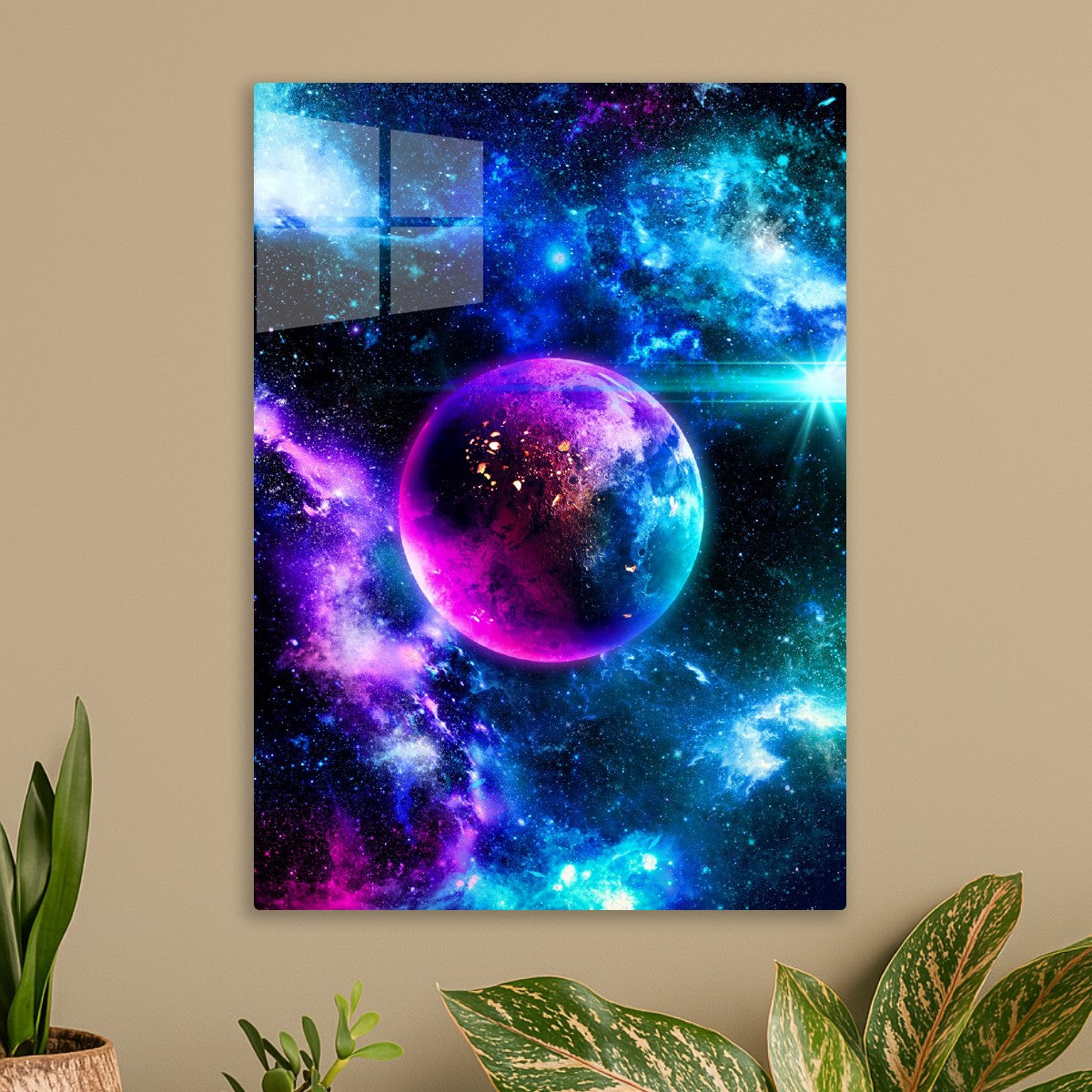 Iridescent Exoplanet 