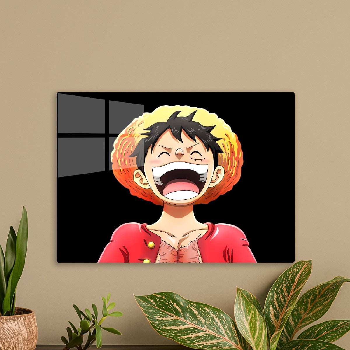 luffy laughing anime