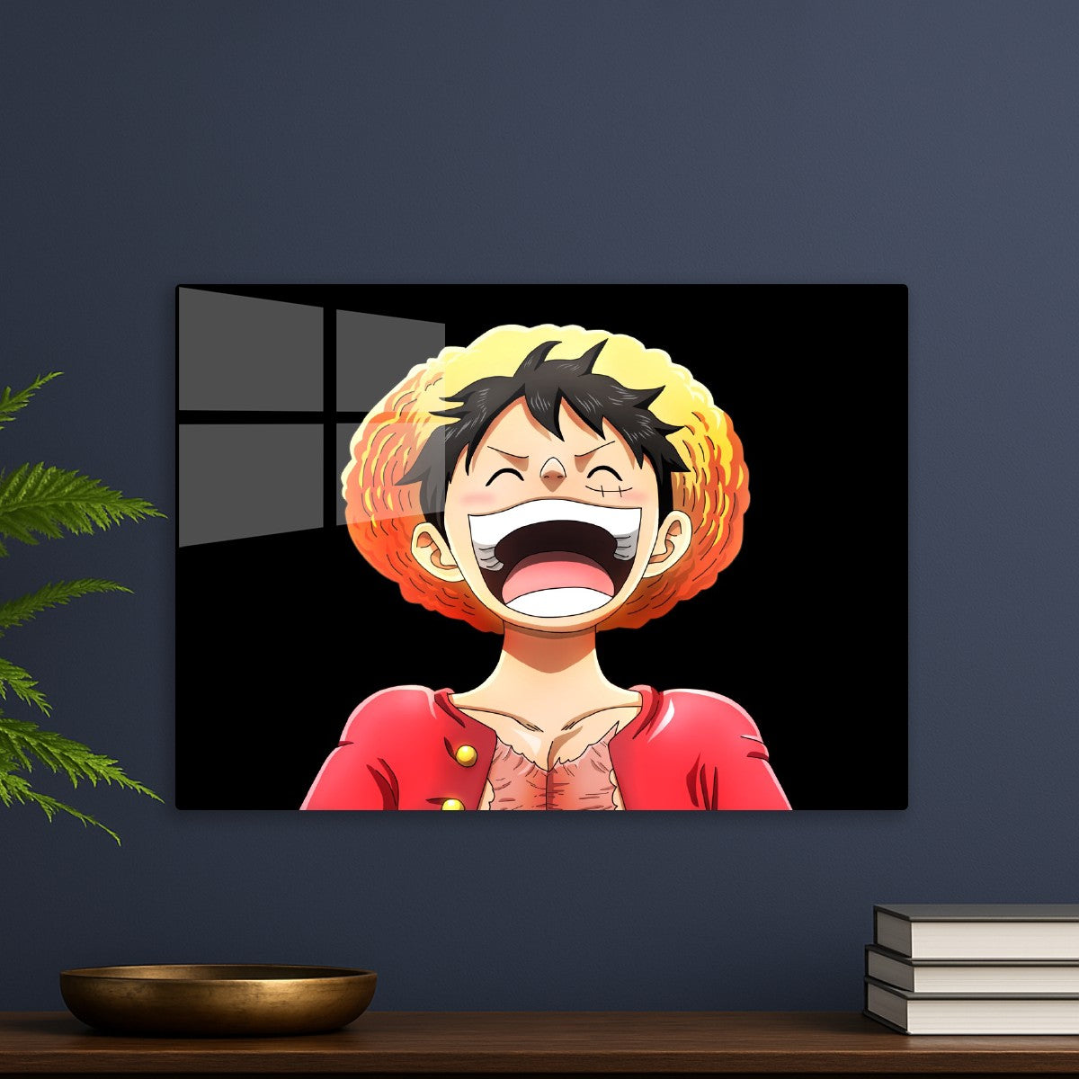 luffy laughing anime
