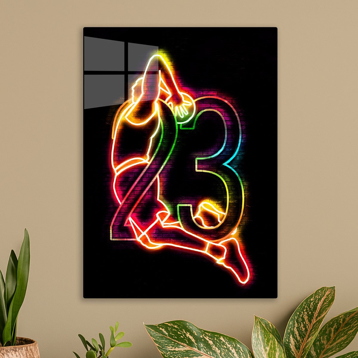 Basketball Neon Art 