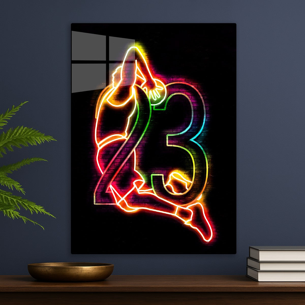 Basketball Neon Art 
