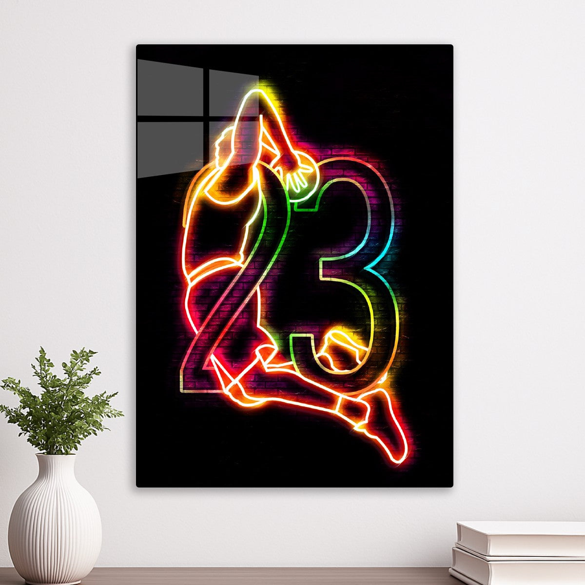 Basketball Neon Art 