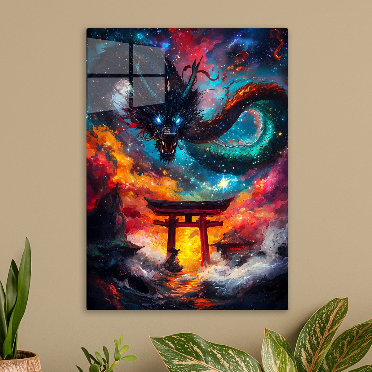 Celestial Dragon over Torii Gate