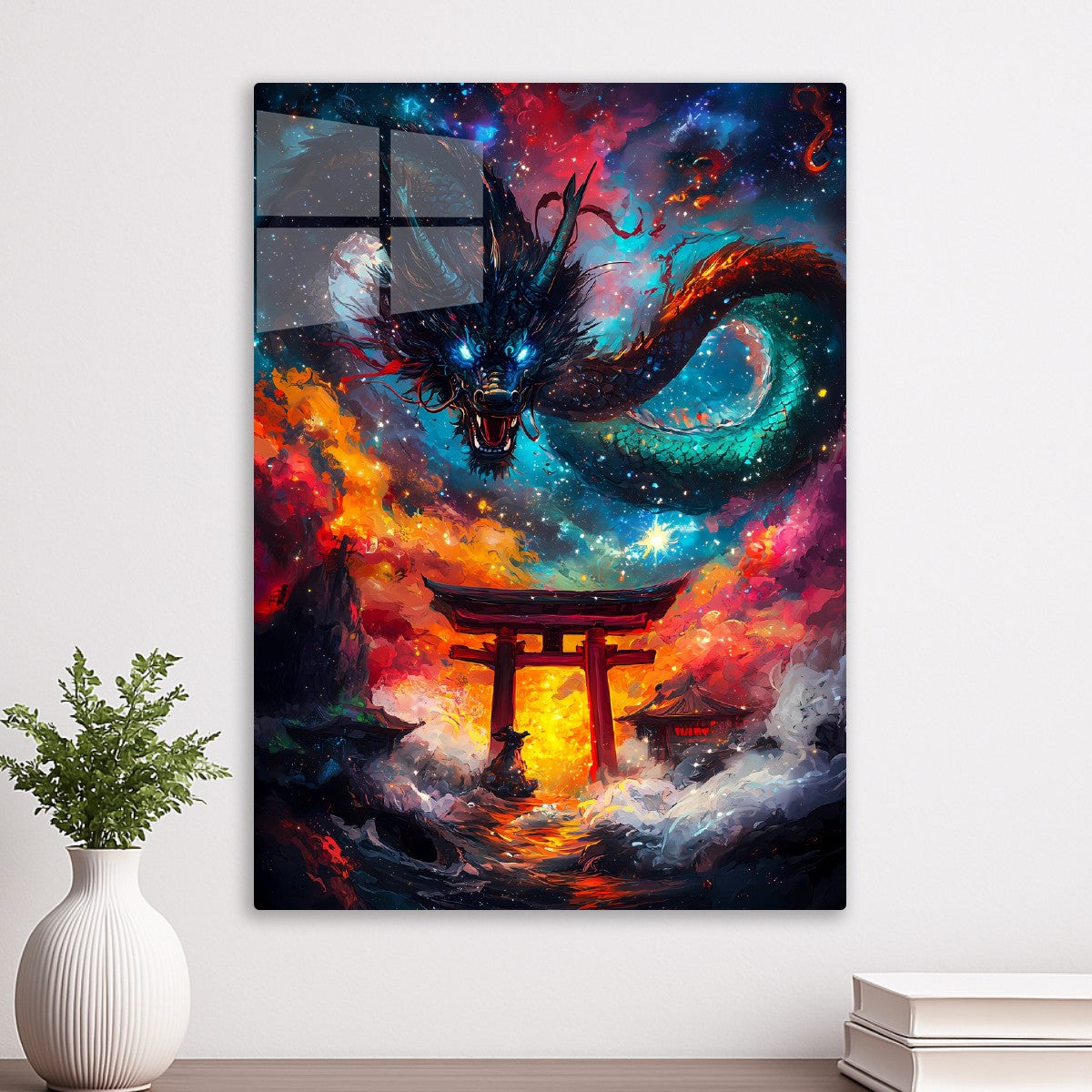 Celestial Dragon over Torii Gate