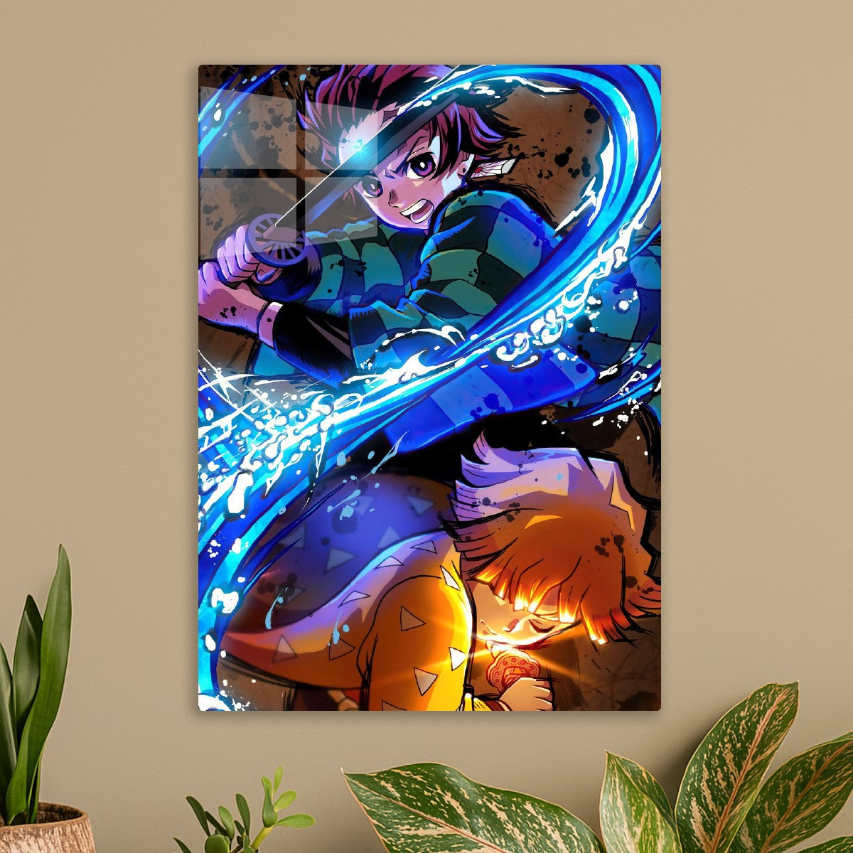 Tanjiro Kamado and Zenitsu Agatsuma, Demon Slayer Kimetsu no Yaiba