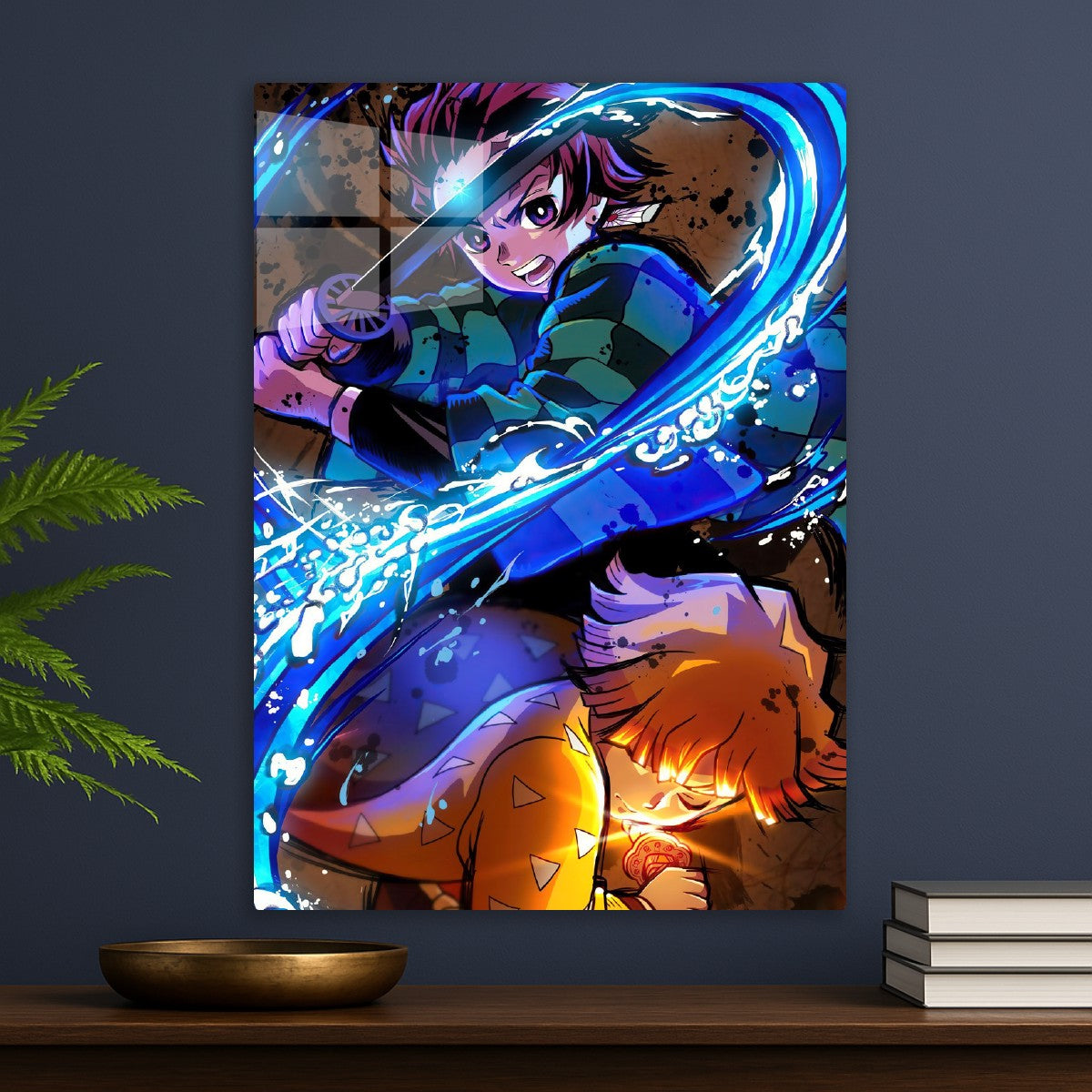 Tanjiro Kamado and Zenitsu Agatsuma, Demon Slayer Kimetsu no Yaiba