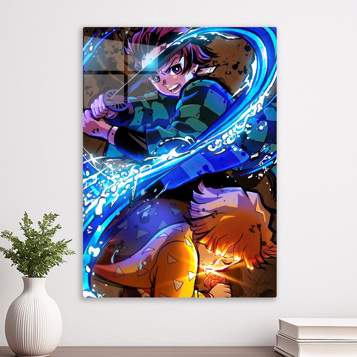 Tanjiro Kamado and Zenitsu Agatsuma, Demon Slayer Kimetsu no Yaiba