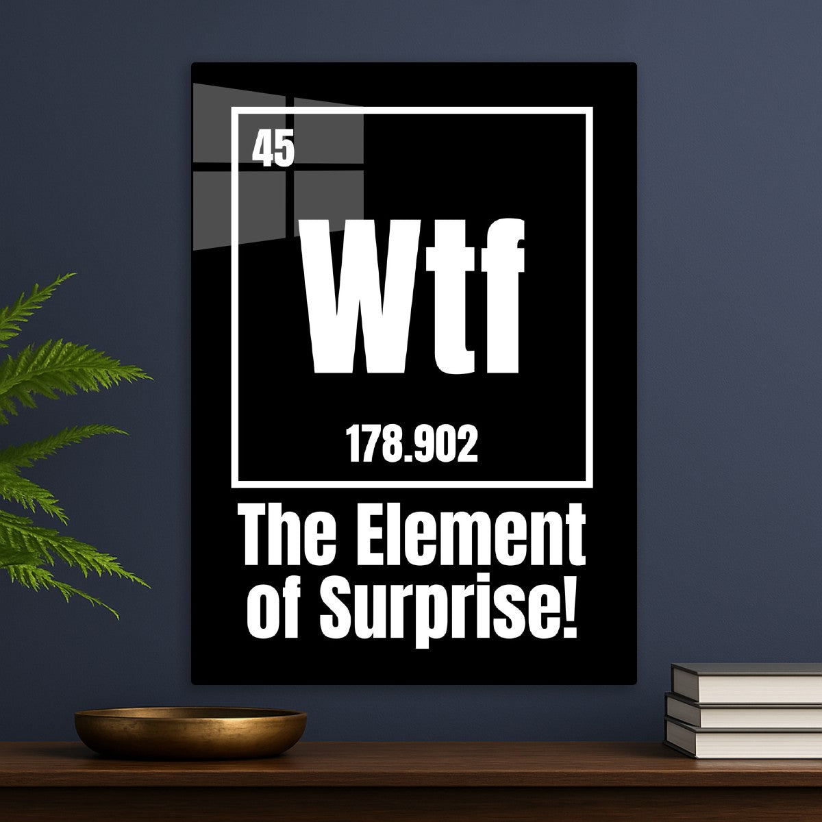 The element of surprise!