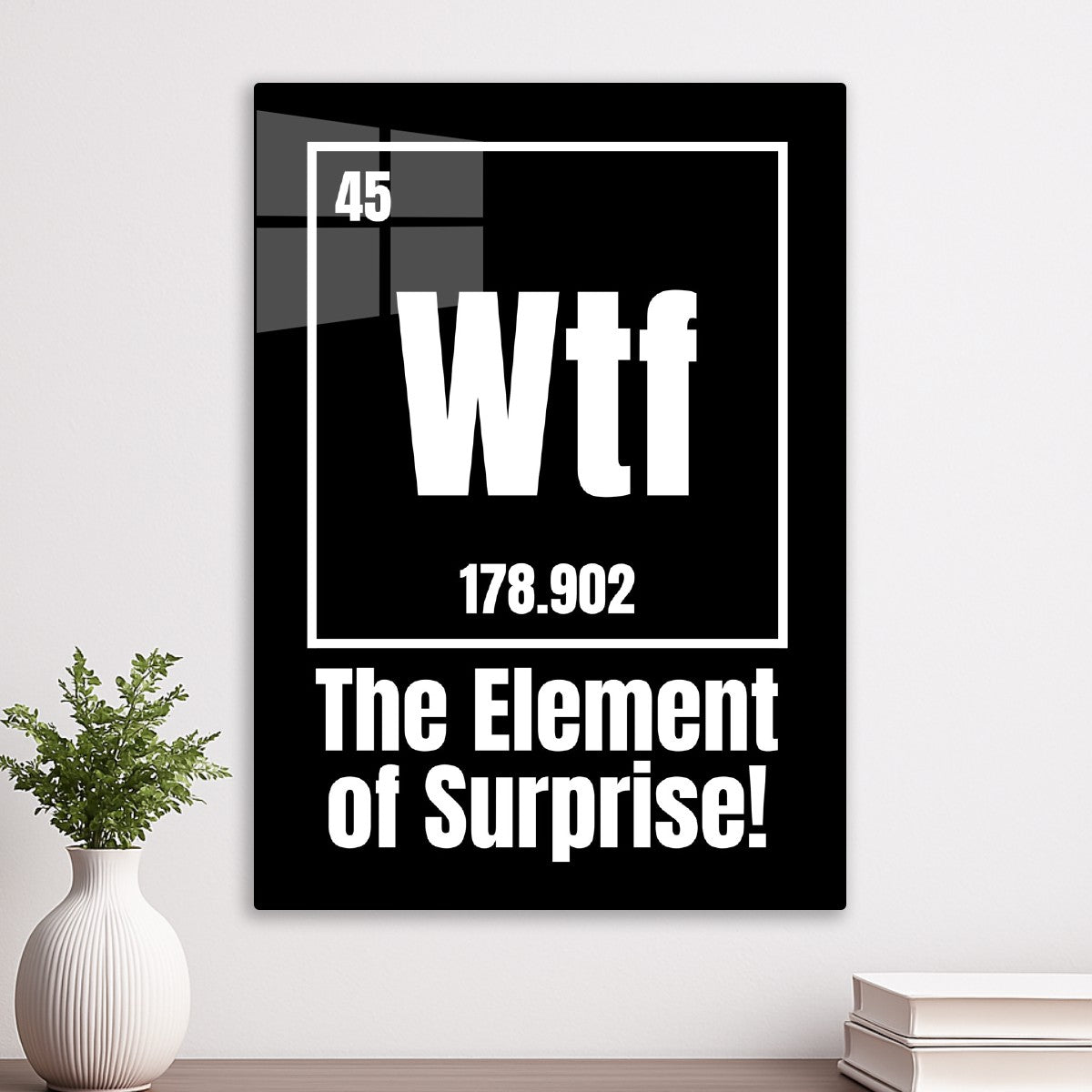 The element of surprise!