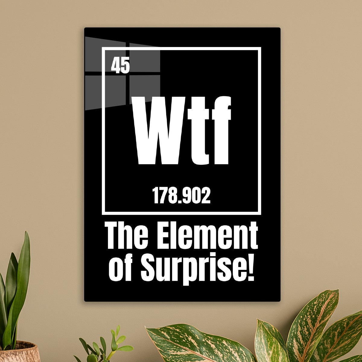 The element of surprise!