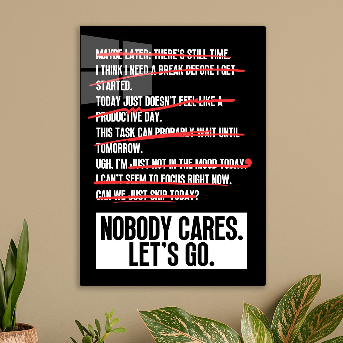Nobody Cares Lets Go