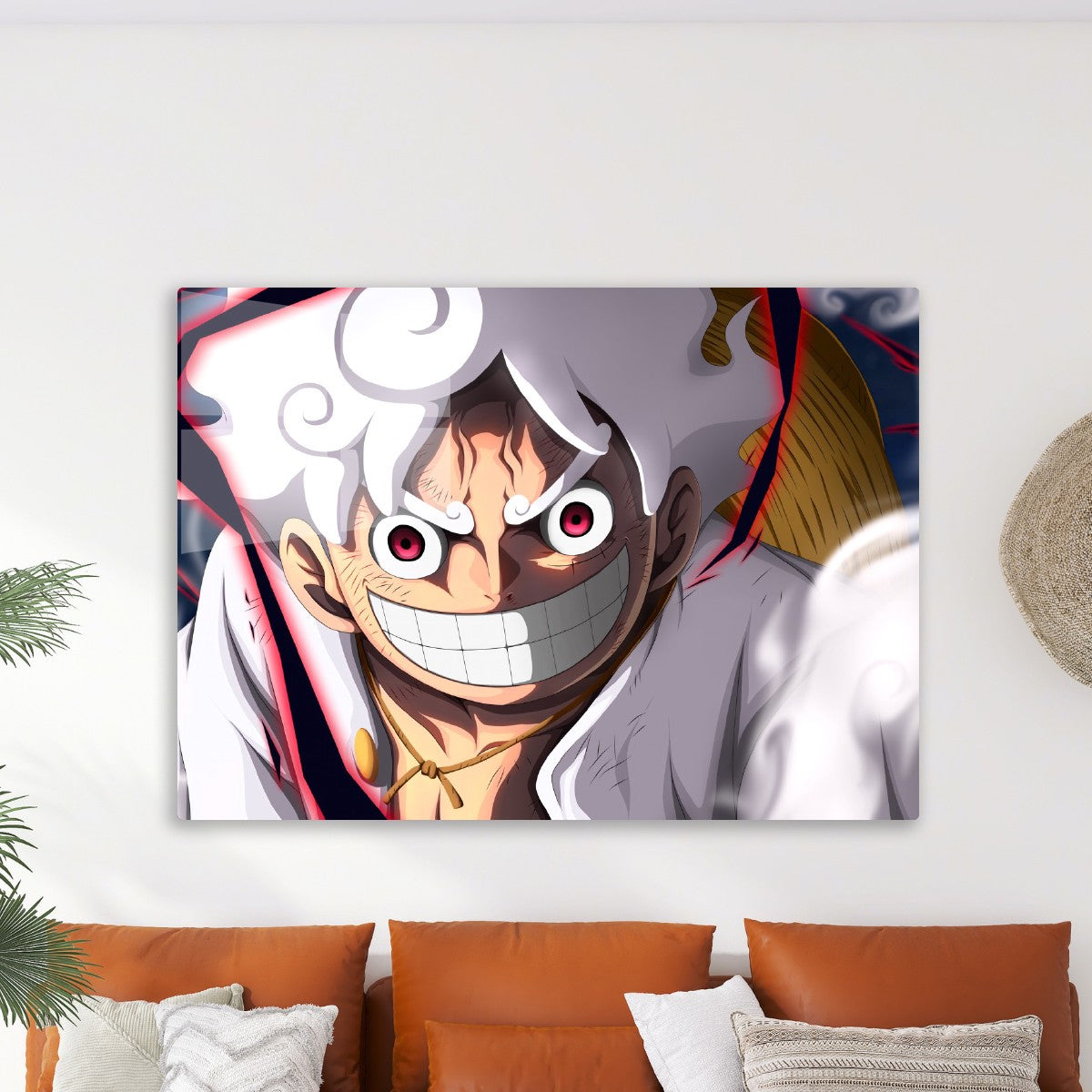 luffy gear 5 white hair