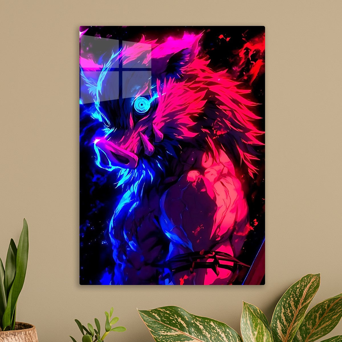 Inosuke Hashibira neon art