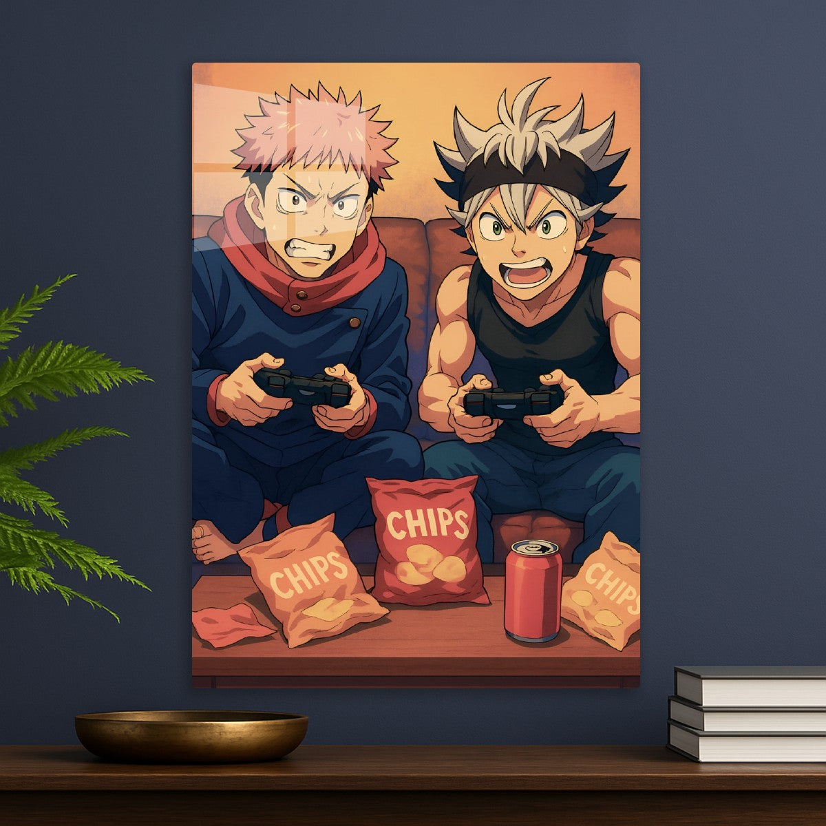 Asta from Black Clover and Yuji from Jujutsu Kaisen