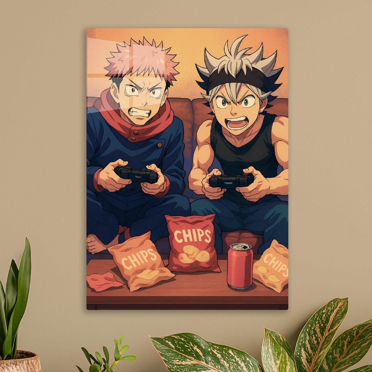 Asta from Black Clover and Yuji from Jujutsu Kaisen