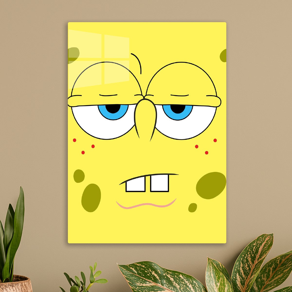 Grumpy Spongebob Face