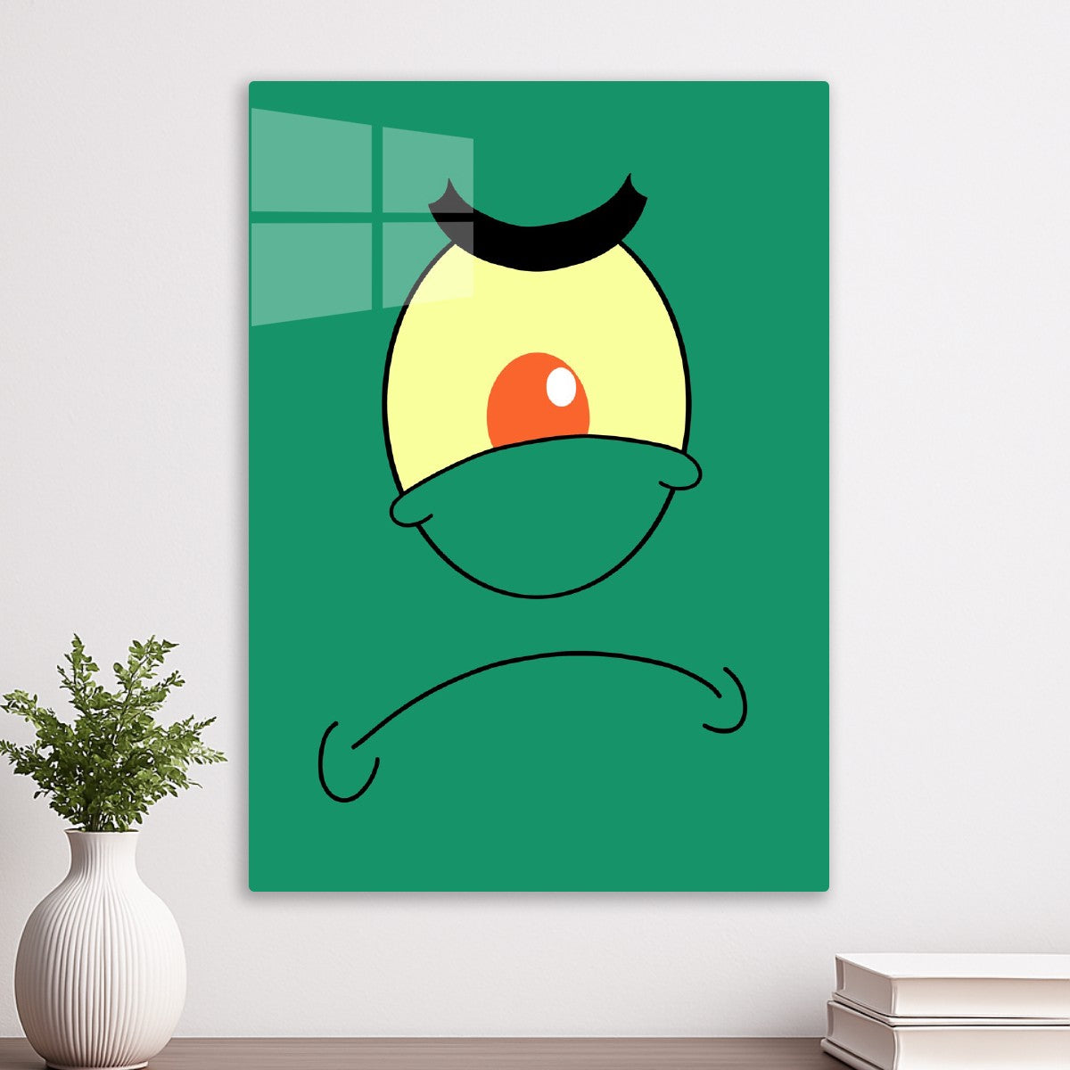 Plankton's Scheming Face