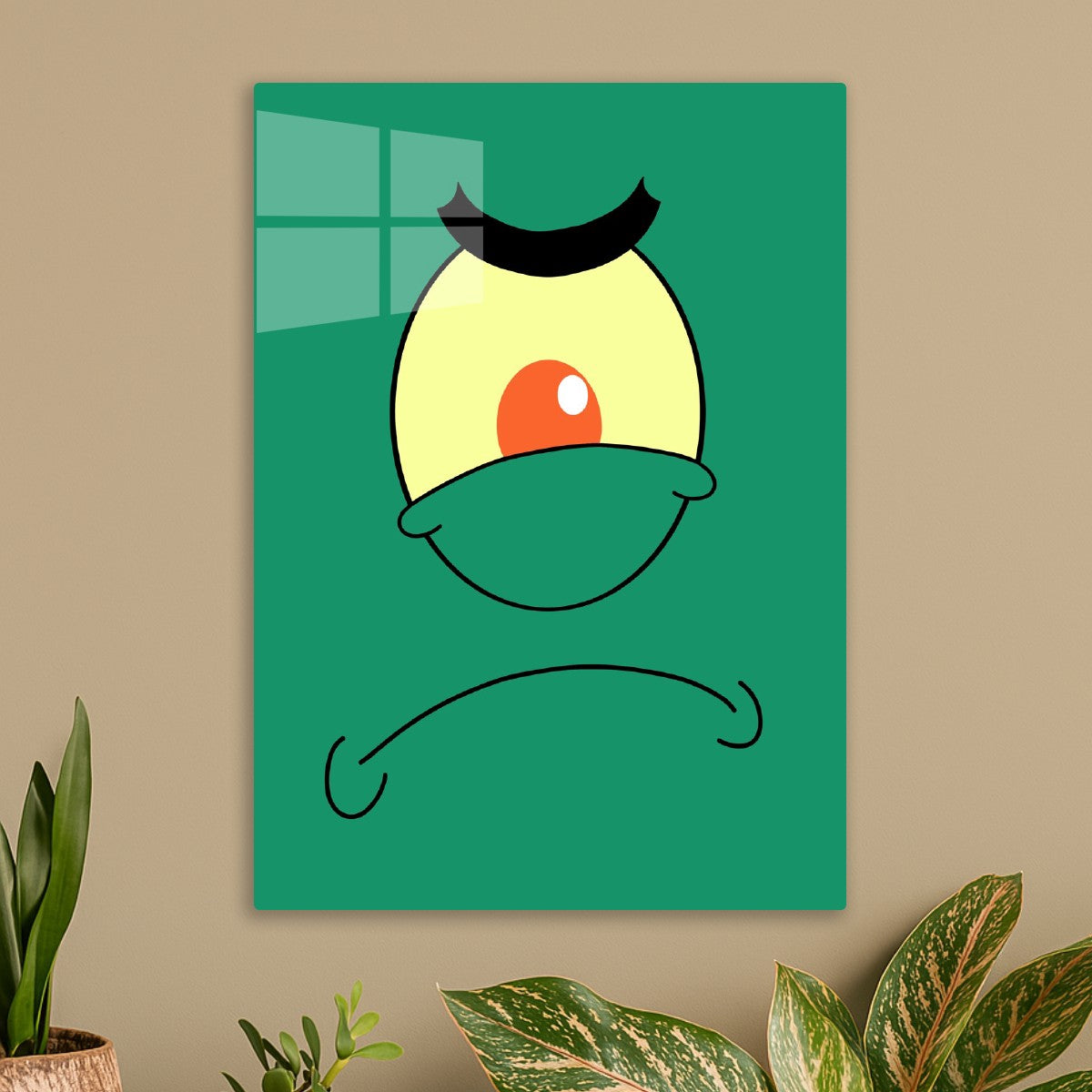 Plankton's Scheming Face
