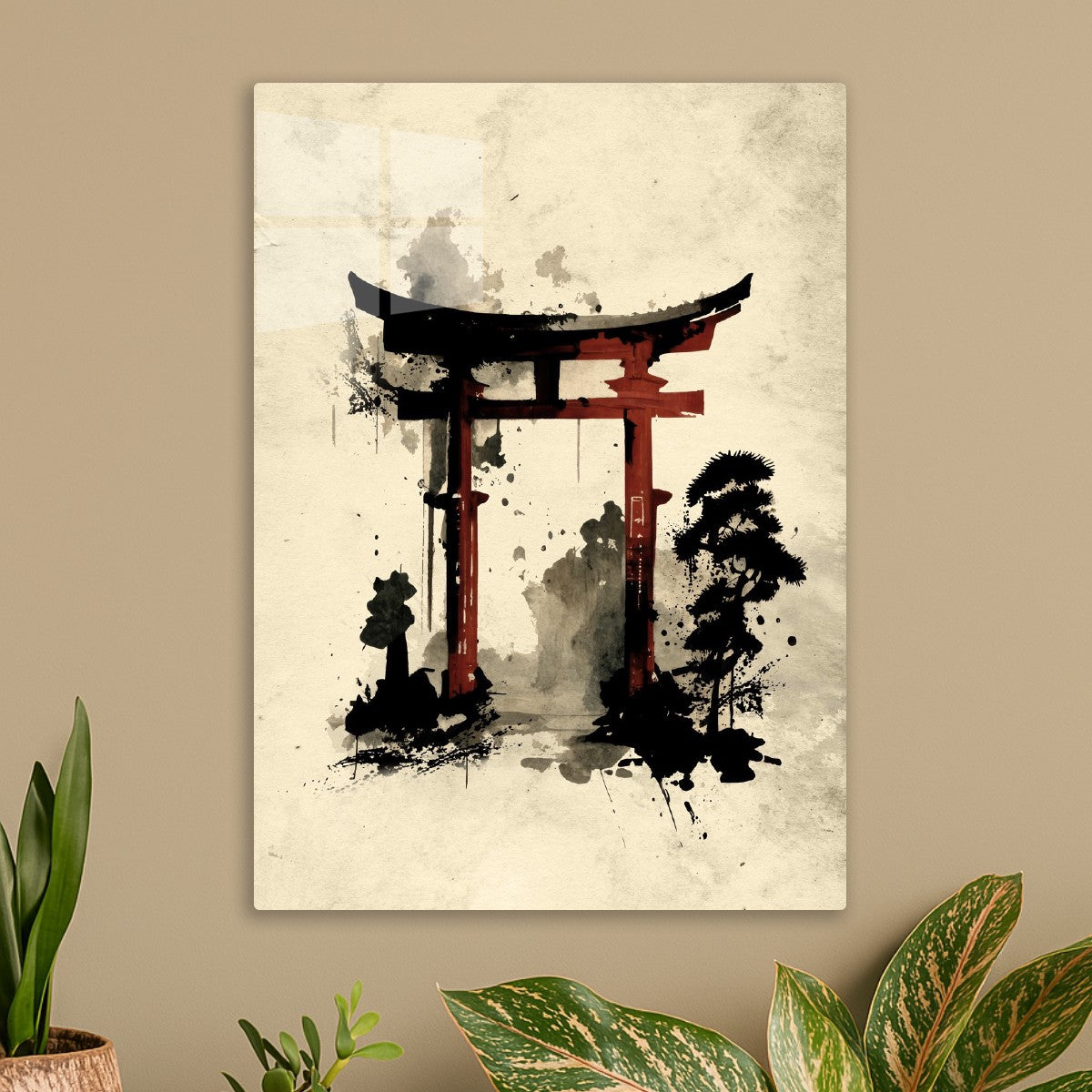 Torii japan sumi e