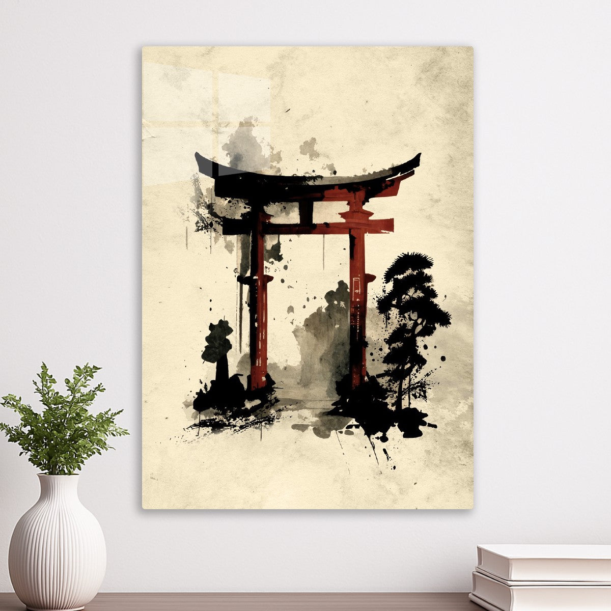 Torii japan sumi e