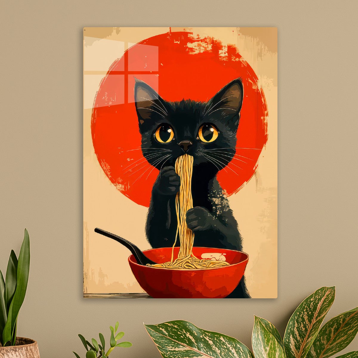 Cats like ramen noodles
