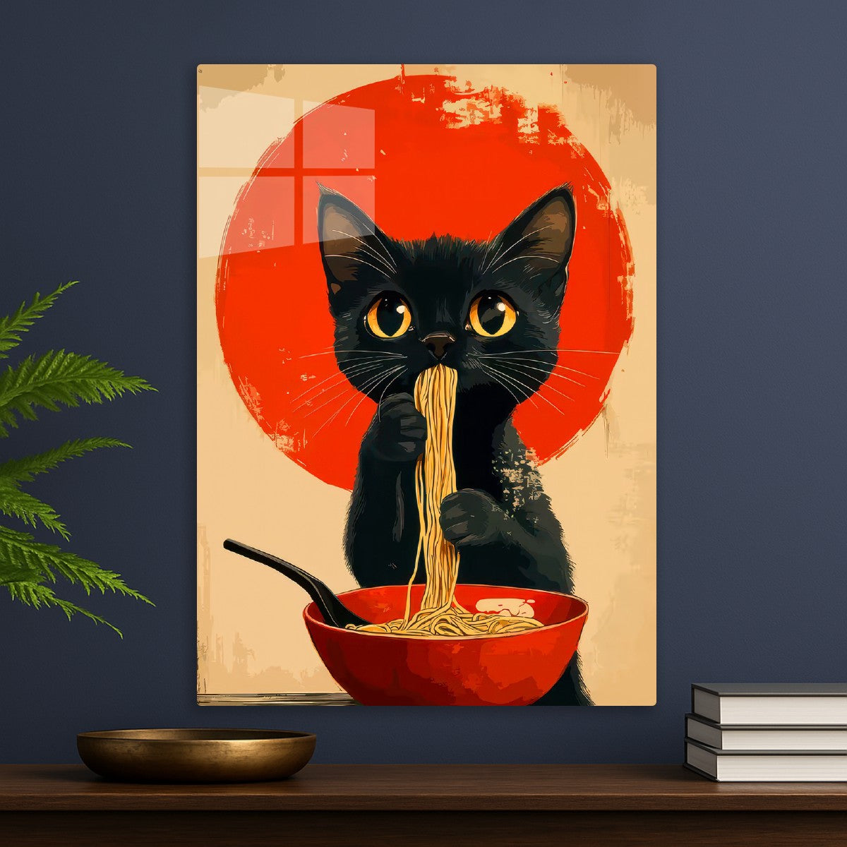 Cats like ramen noodles
