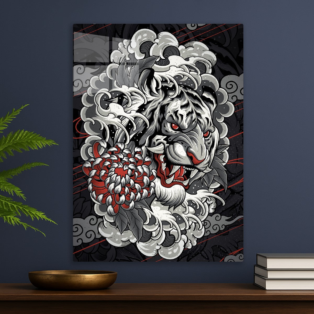 Japanese Style Tiger Art 