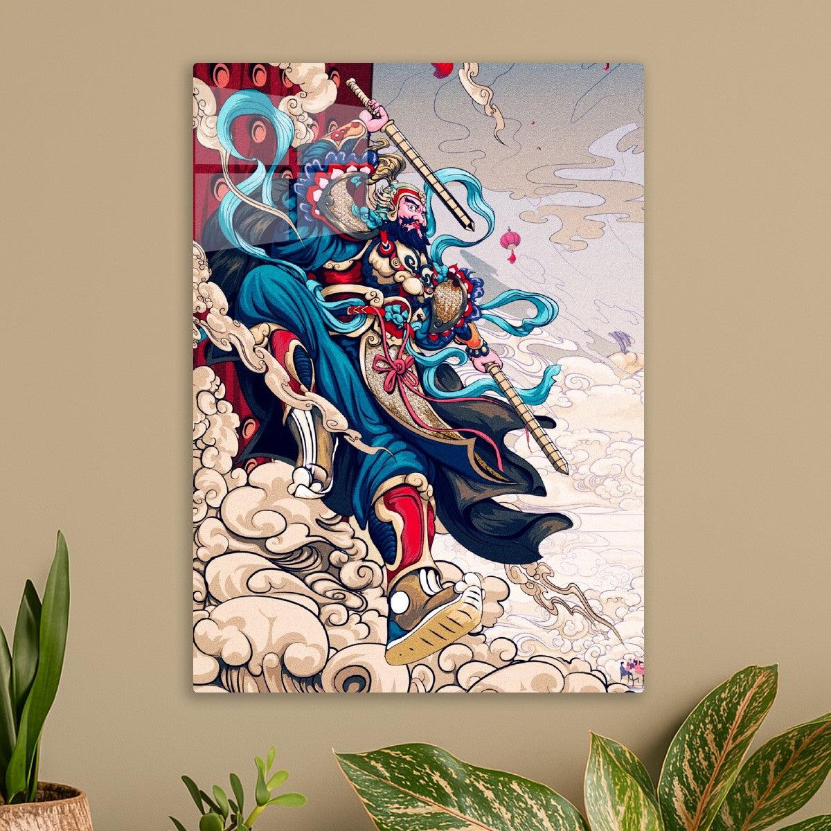 Chinese Opera Asian Warrior Art