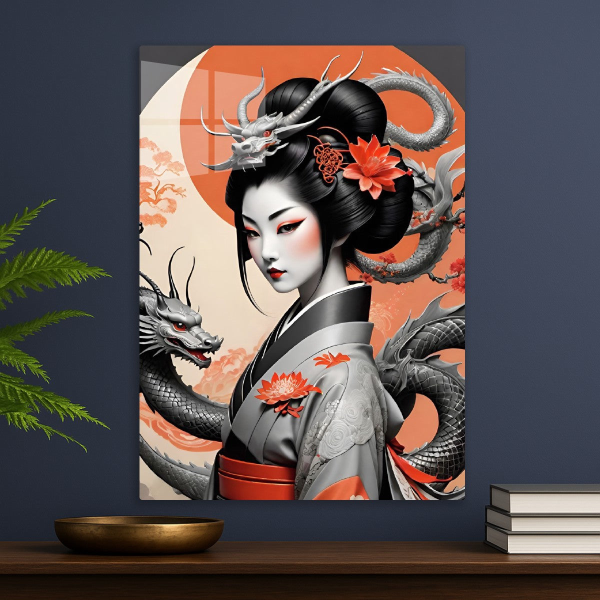 Japanese Geisha art 
