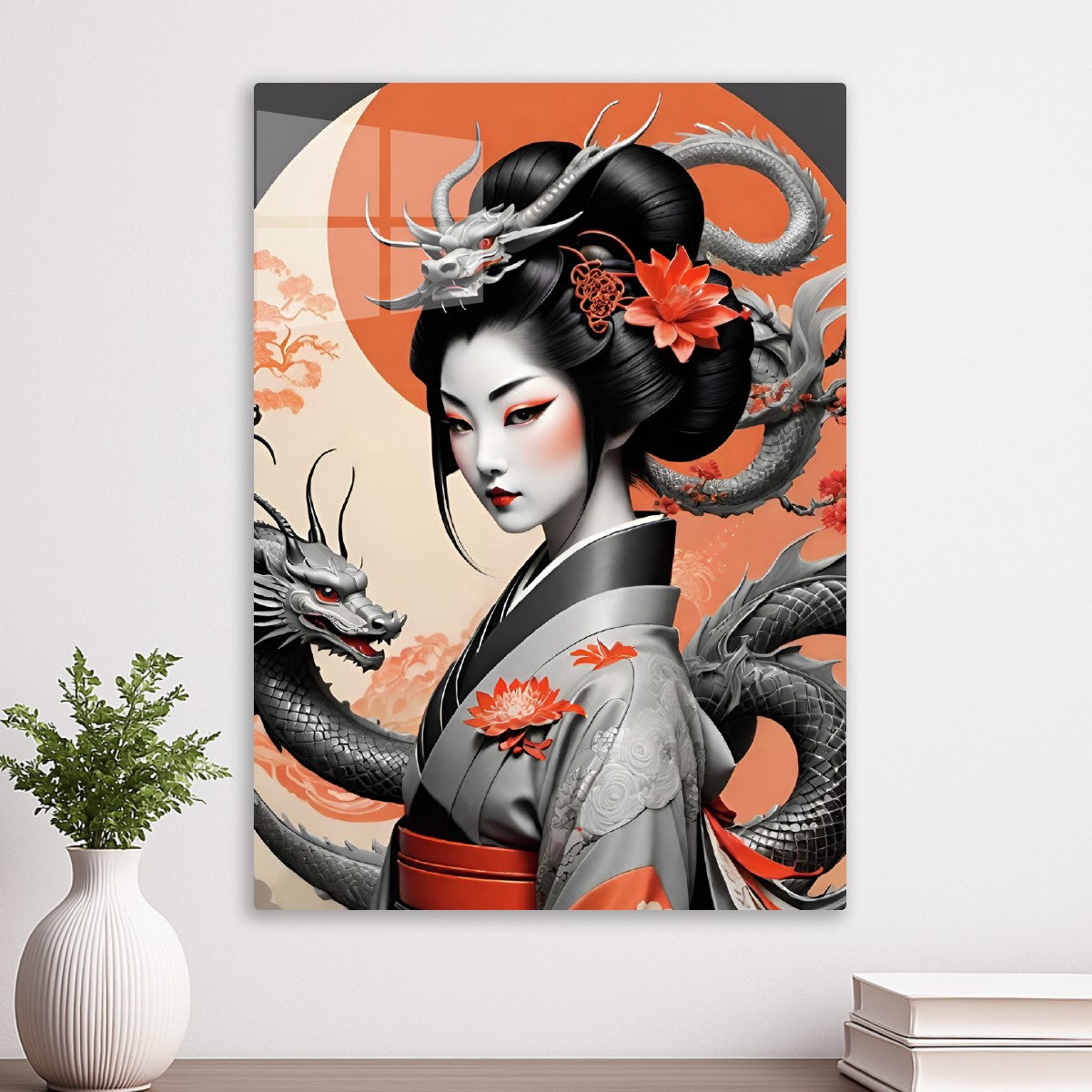 Japanese Geisha art 