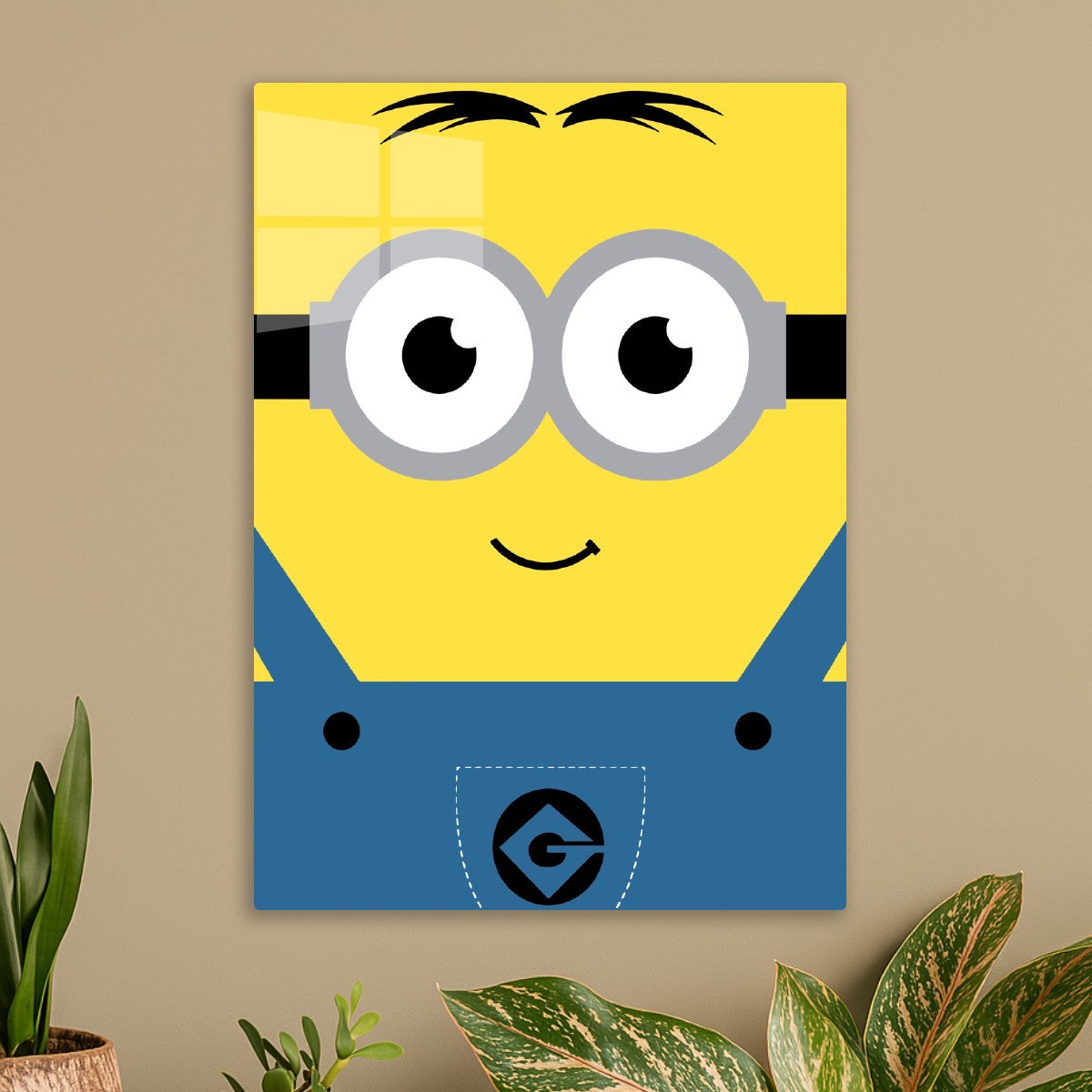 Happy Minion Face