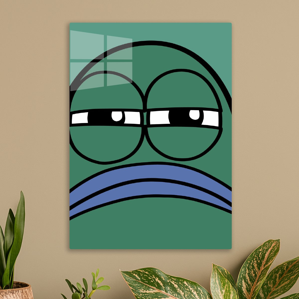 Disgruntled Stoner Spongebob Fish Face