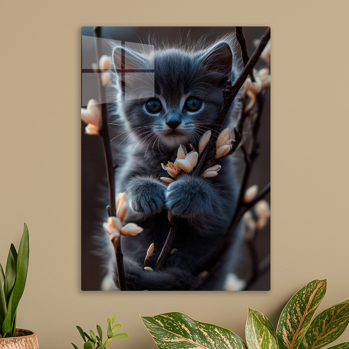 Kitten In Bloom
