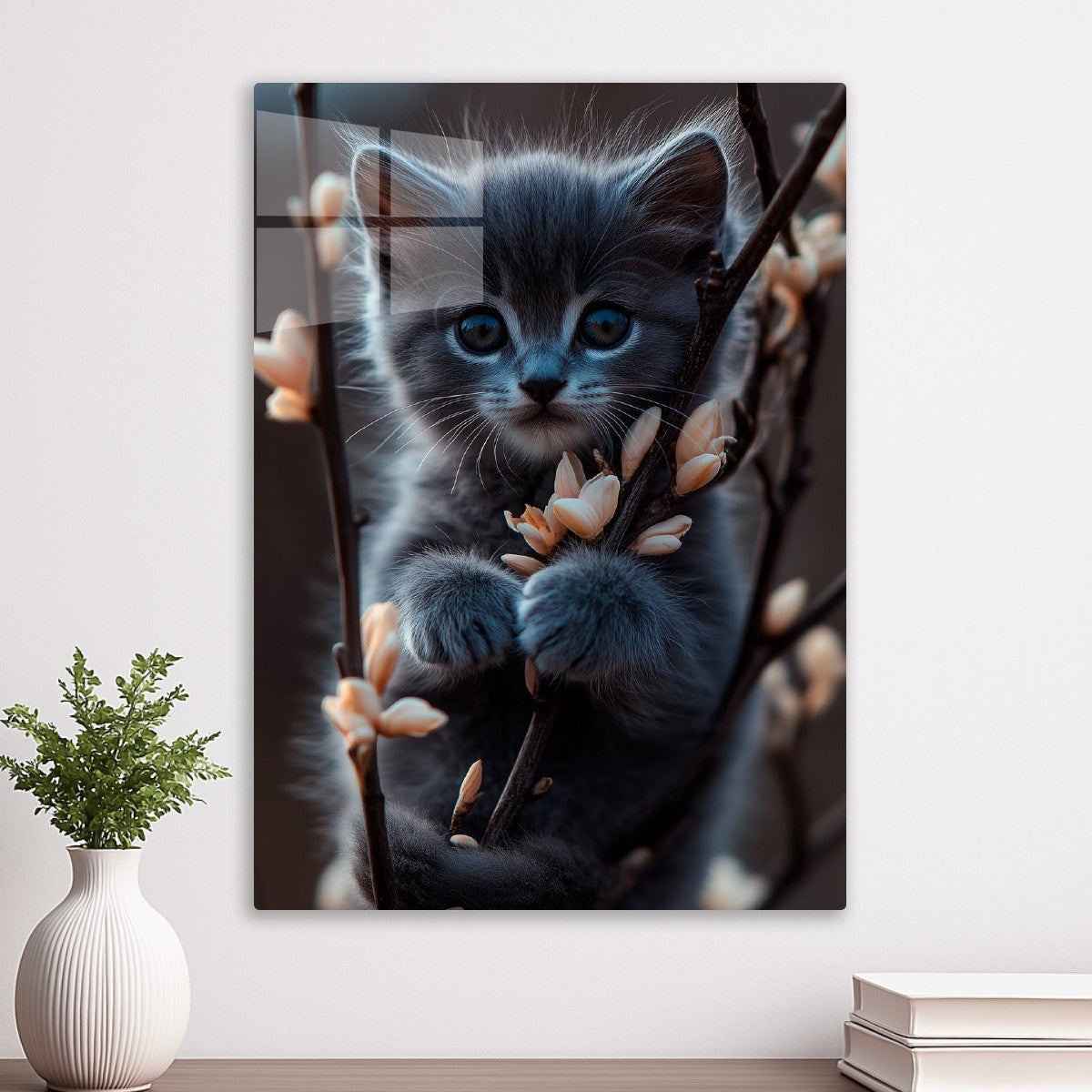 Kitten In Bloom
