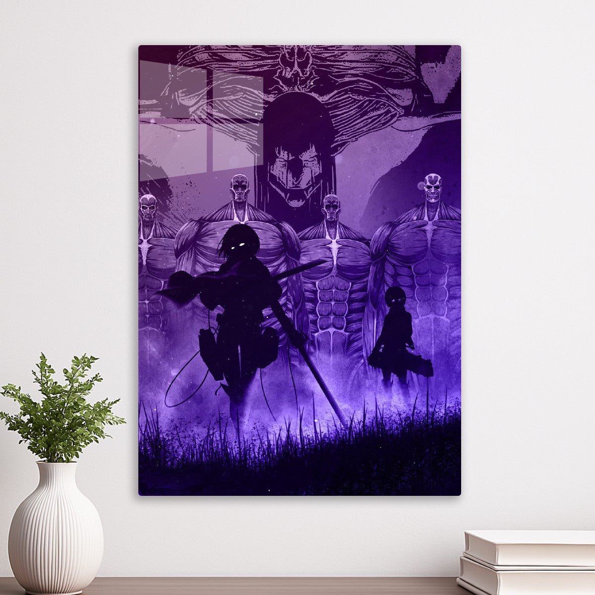 Titan rumbling Mikasa Shadow, Attack on titan