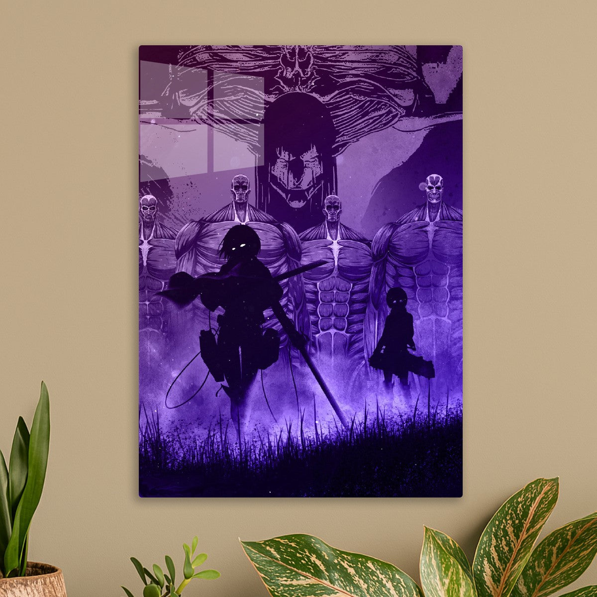 Titan rumbling Mikasa Shadow, Attack on titan