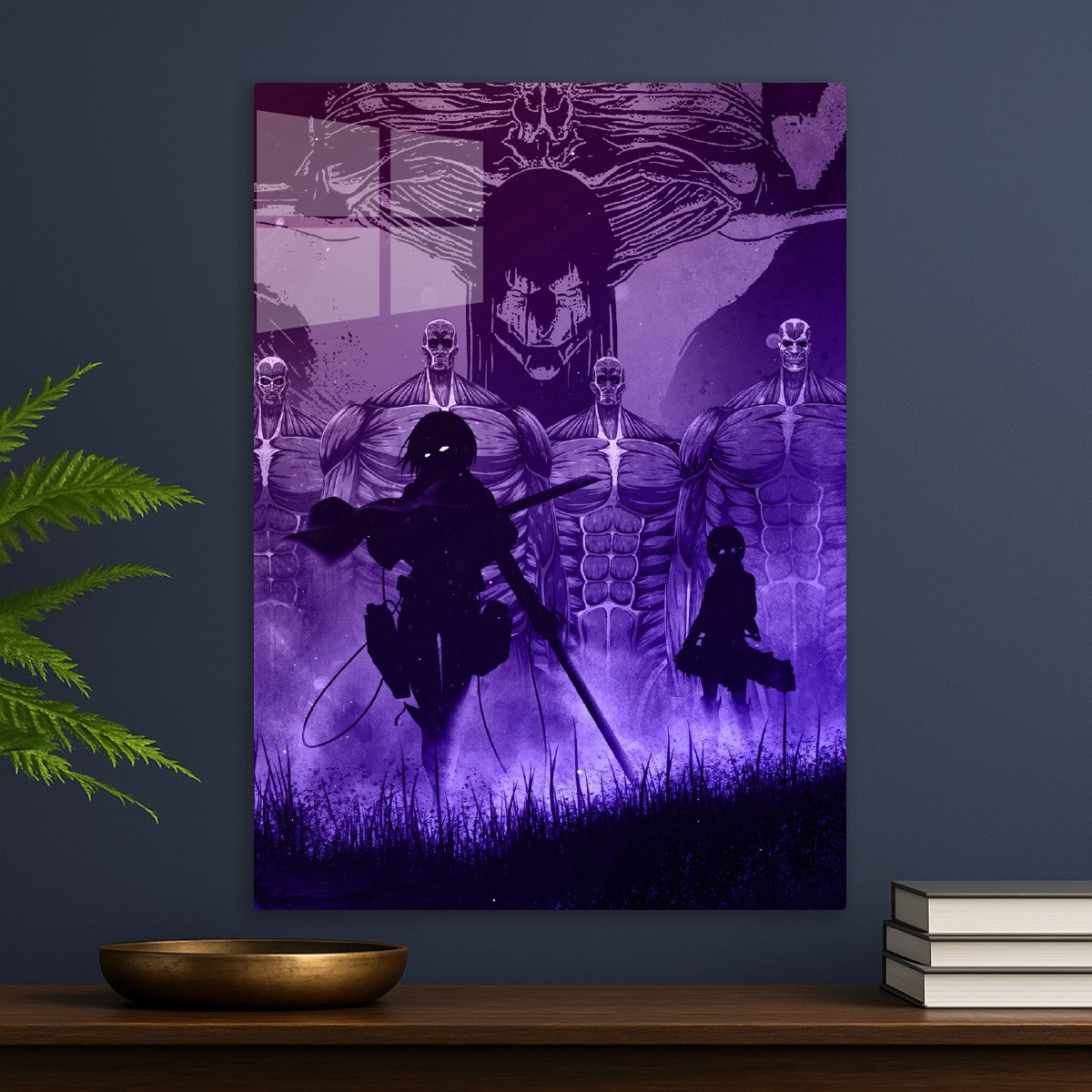Titan rumbling Mikasa Shadow, Attack on titan