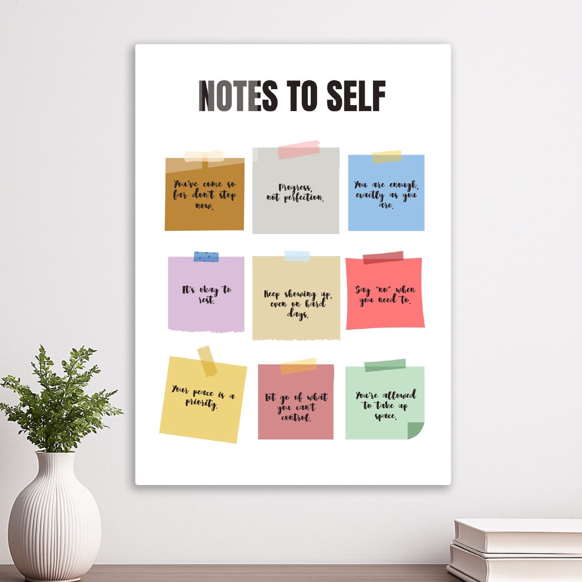 Notes to Self