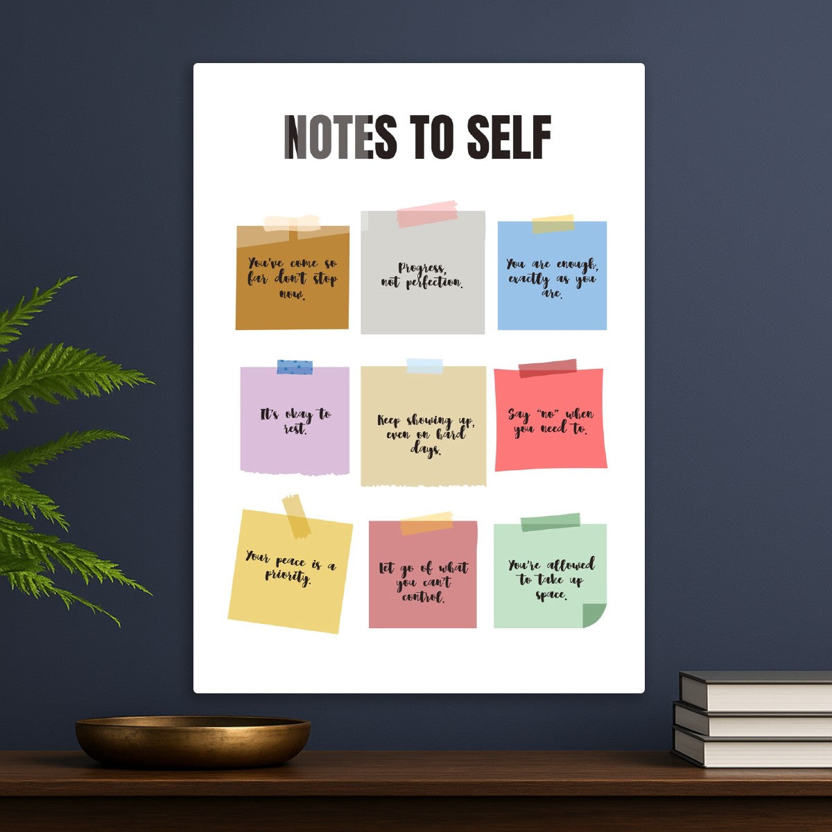 Notes to Self