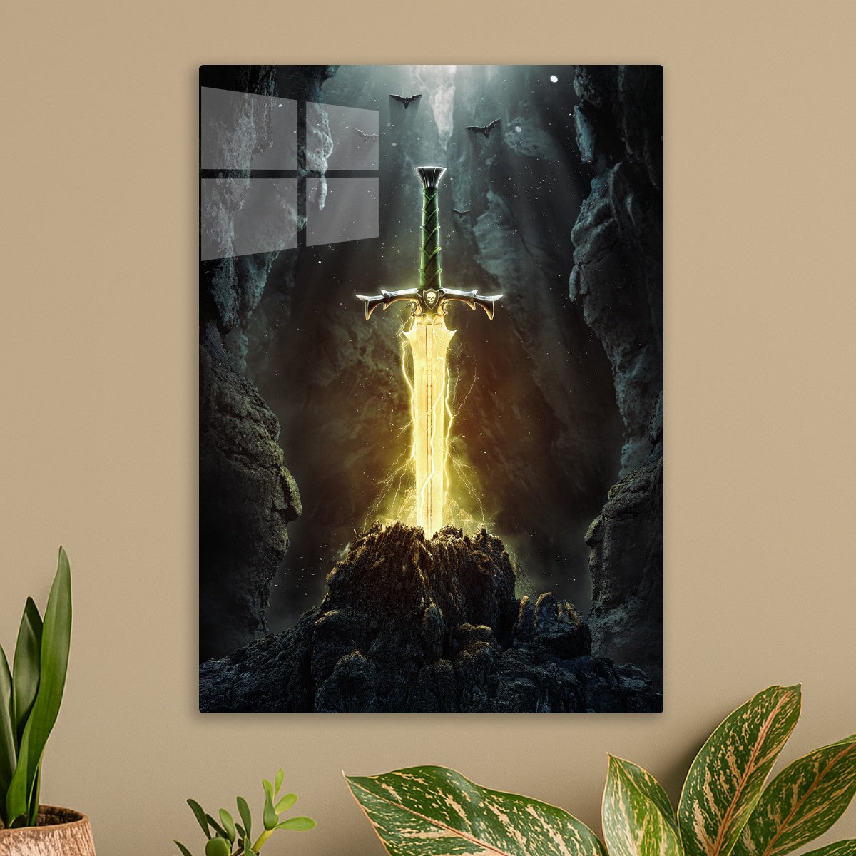 Glowing Fantasy Sword Art