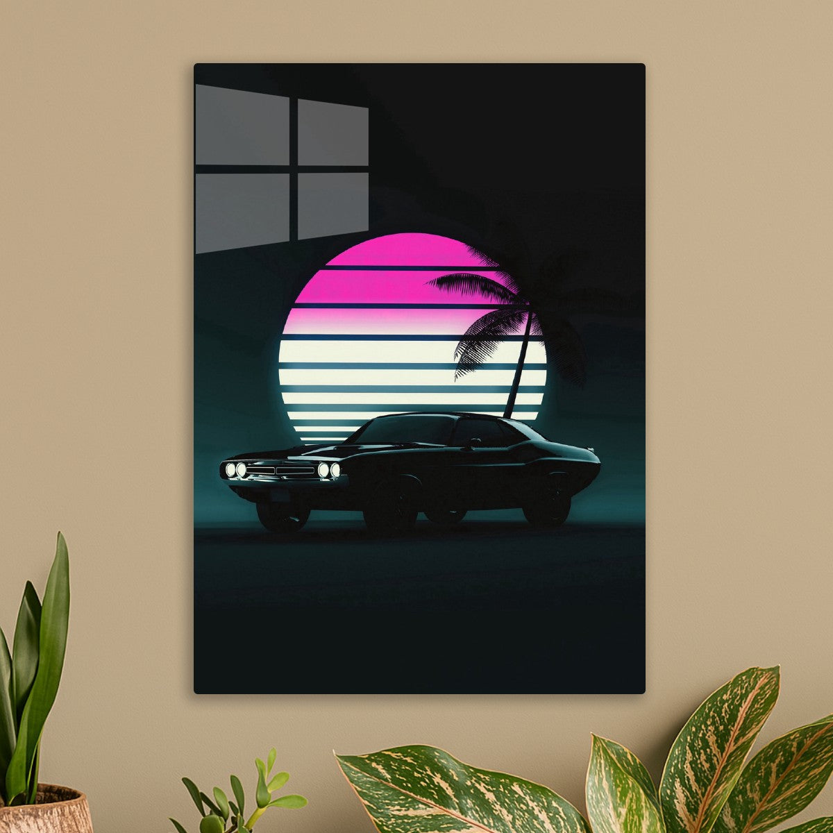 Car retro 80s