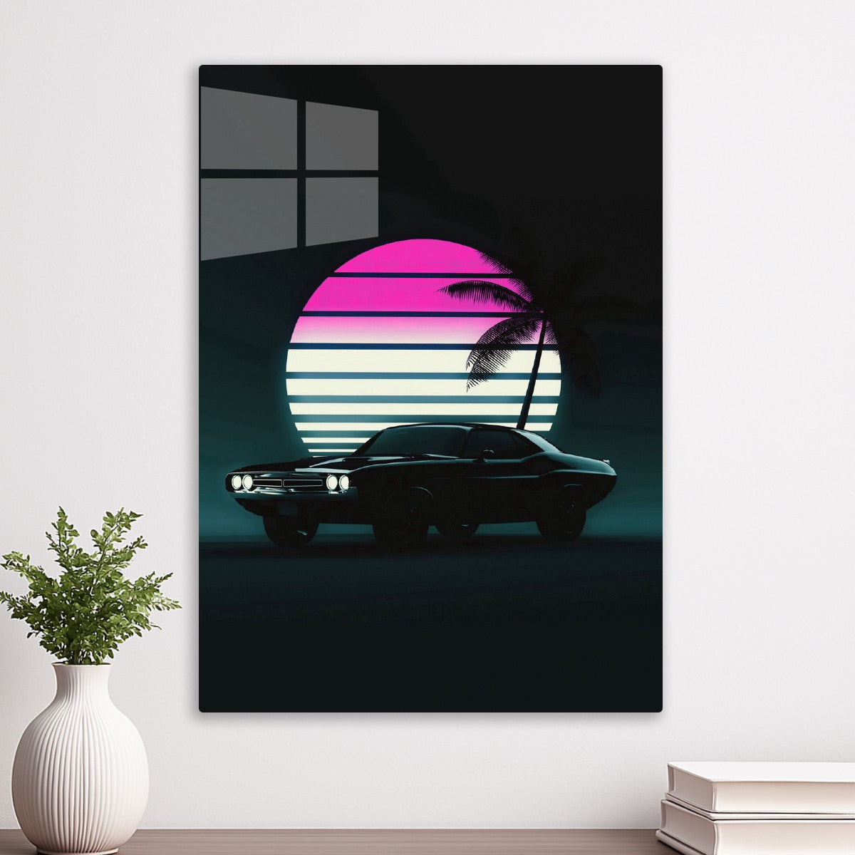 Car retro 80s